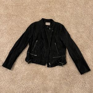 Free People Women’s leather jacket size XL
